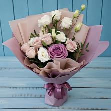 Букет цветов из:  Розы и Лизиантусы #REPLACE_PRED# Арти