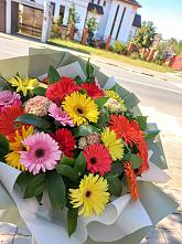 Букет цветов из:  Герберы #REPLACE_PRED# Арти