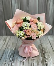 Букет цветов из:  Гвоздики, Розы и Хризантемы #REPLACE_PRED# Арти