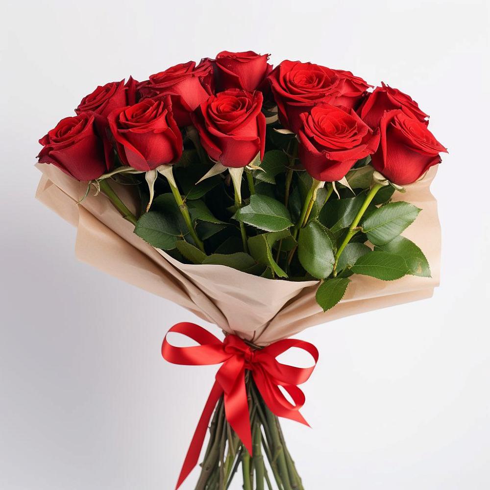 Букет 11 Красных роз Эдлесс Лав в Арти