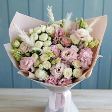 Букет цветов из:  Альстромерии и Розы в Арти